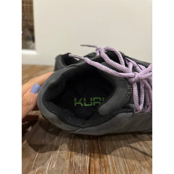 Kuru Chicane Lace Up Hiking Shoes Size 8.5 Gray Violet Leather - Picture 4 of 6